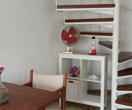 Patio and terrace in a typical Menorcan village