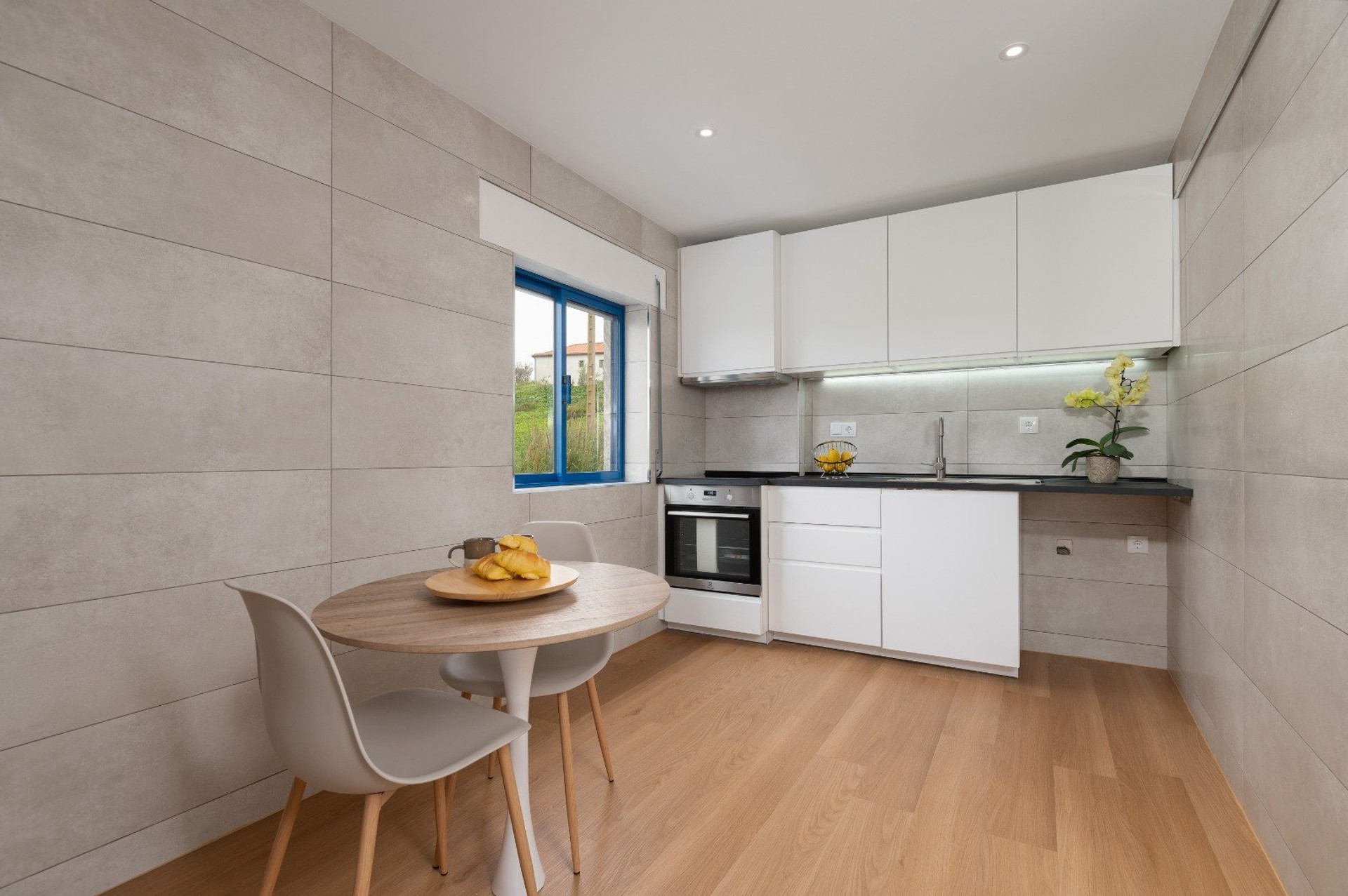 Kitchen and dining area combined
