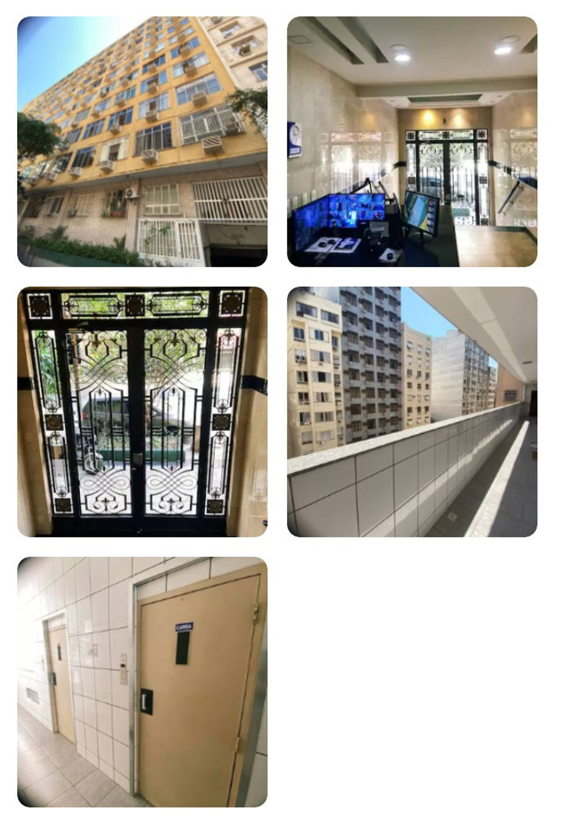 Reception with ramp and 2 elevators