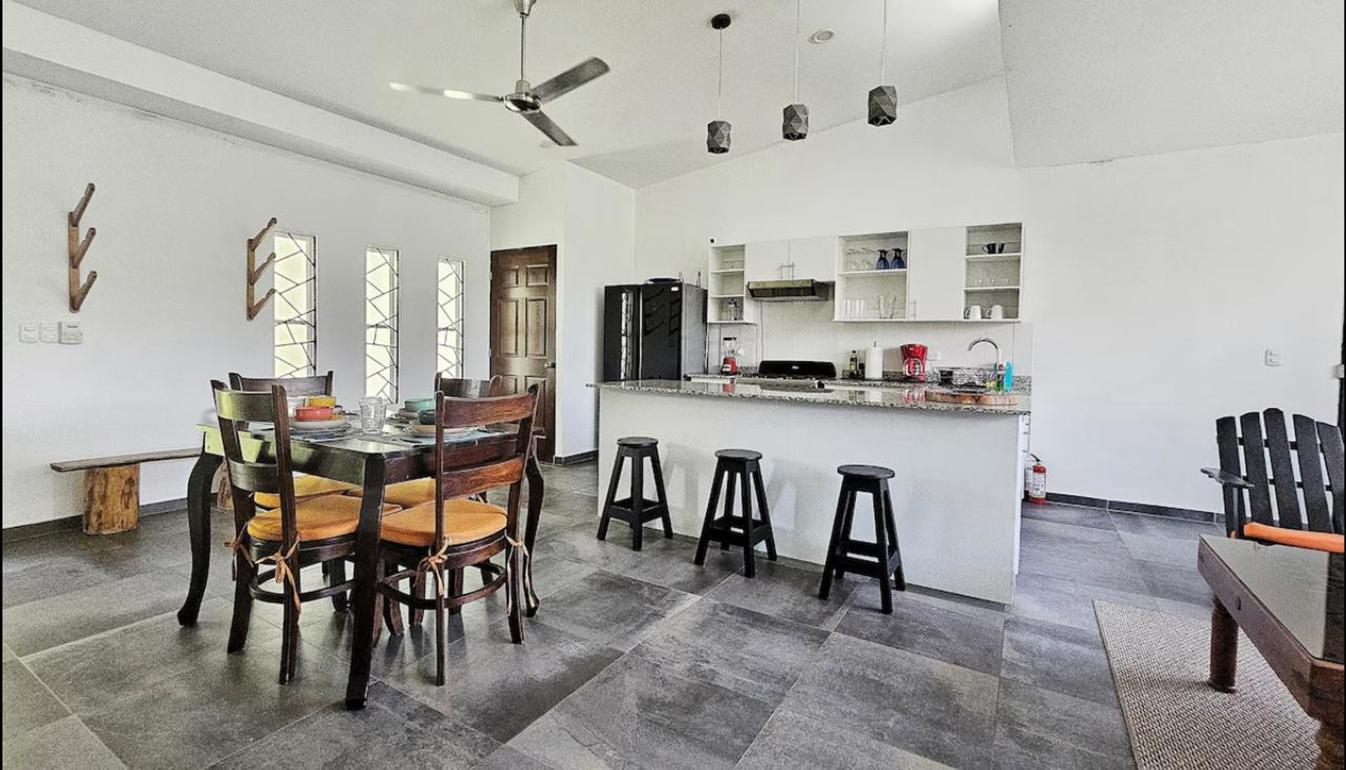 dining and living space