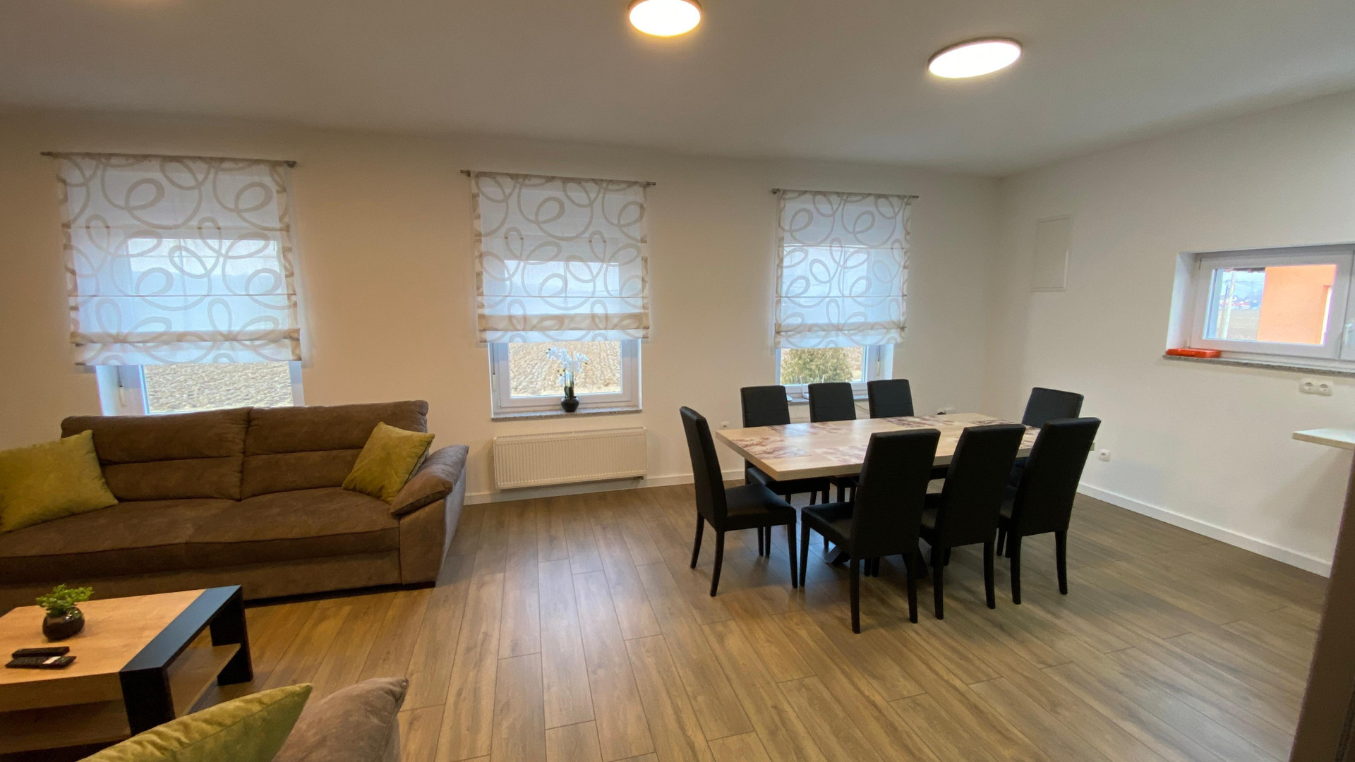 Dining room and Living room
