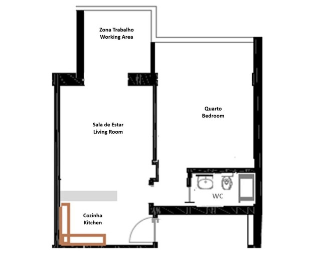 Campo Pequeno, T1 Lisbon center. No deposit