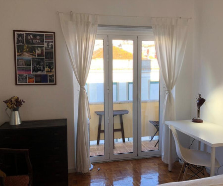 Maria Alda 1: Double bedrooom with private balcony