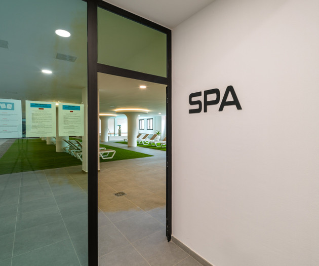 Spa entrance signage