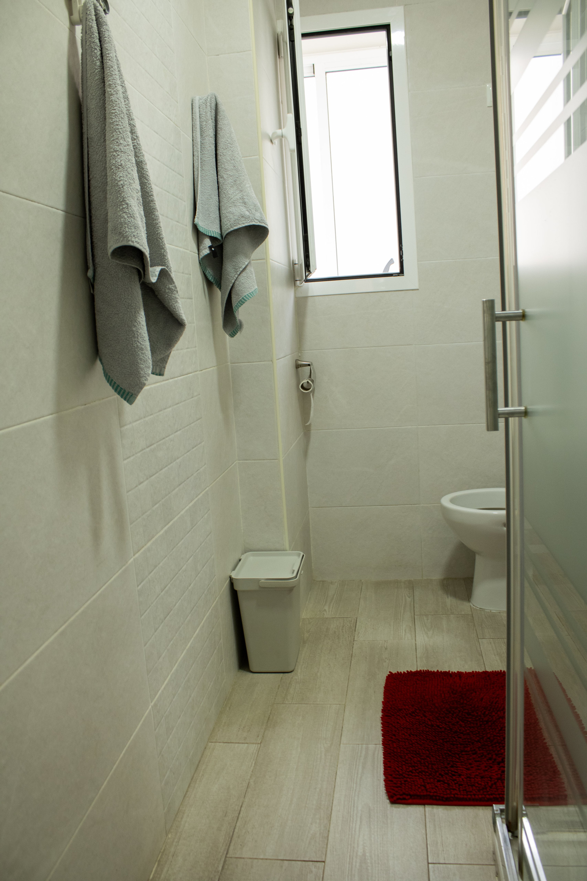 Bathroom with shower and toilet