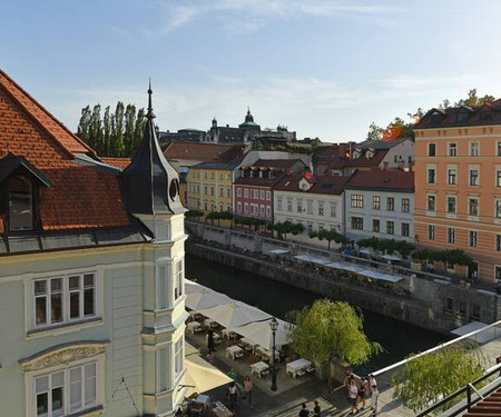 Tromostovje IV In Heart Of Ljubljana