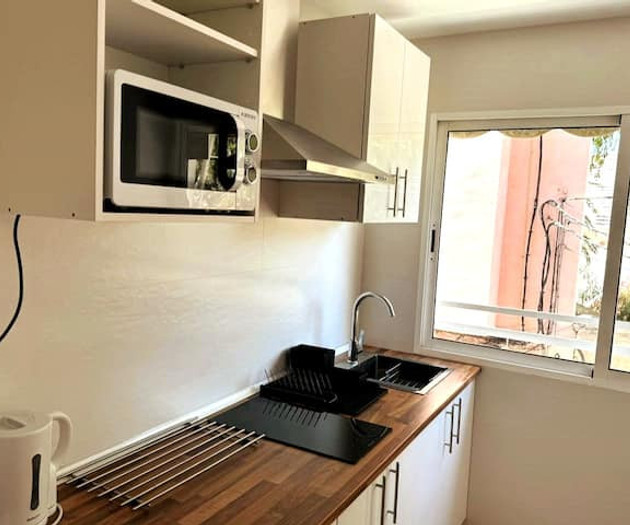 Renovated apartment, 12 minutes from the beach