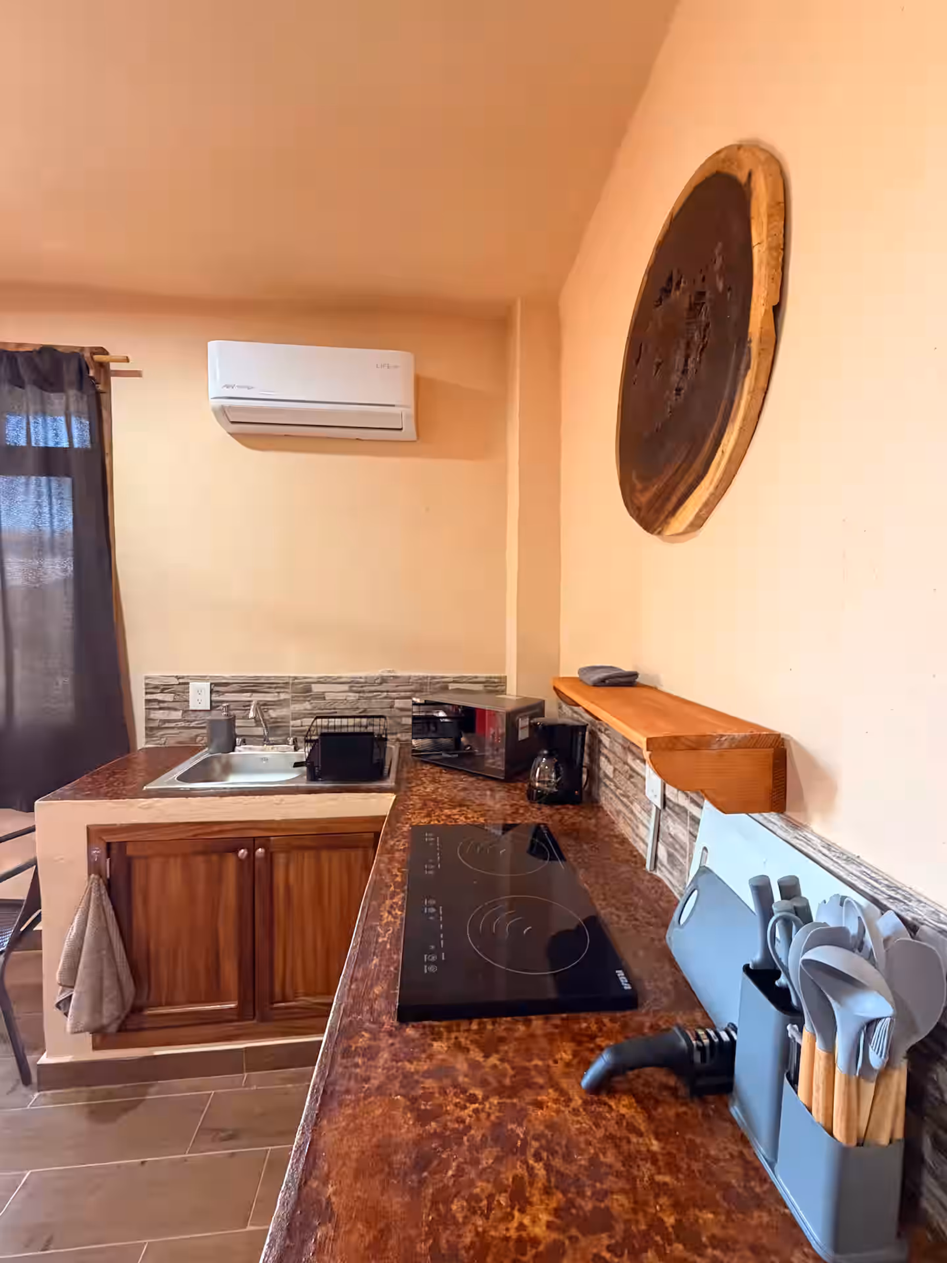 Small kitchen counter stove