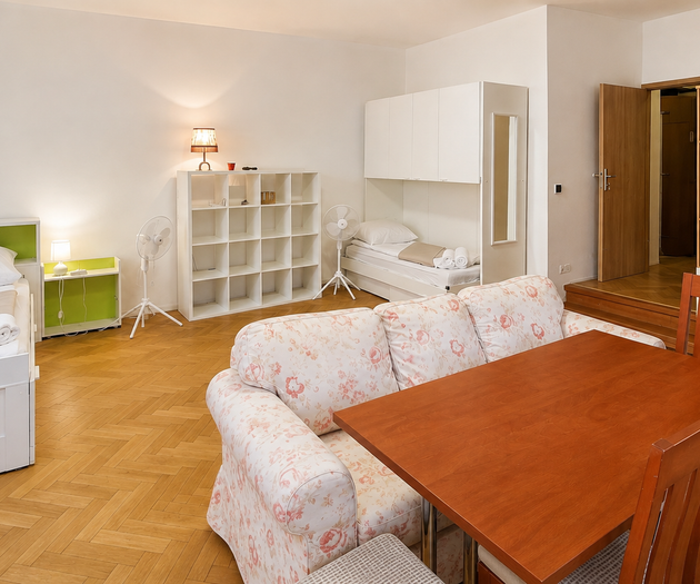 Furnished room in a villa with own terrace