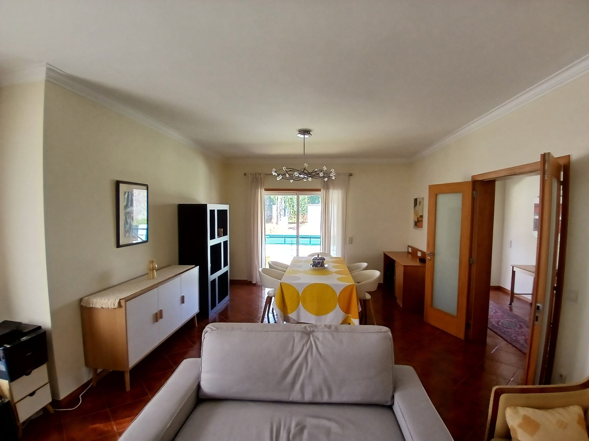 Living and dining area