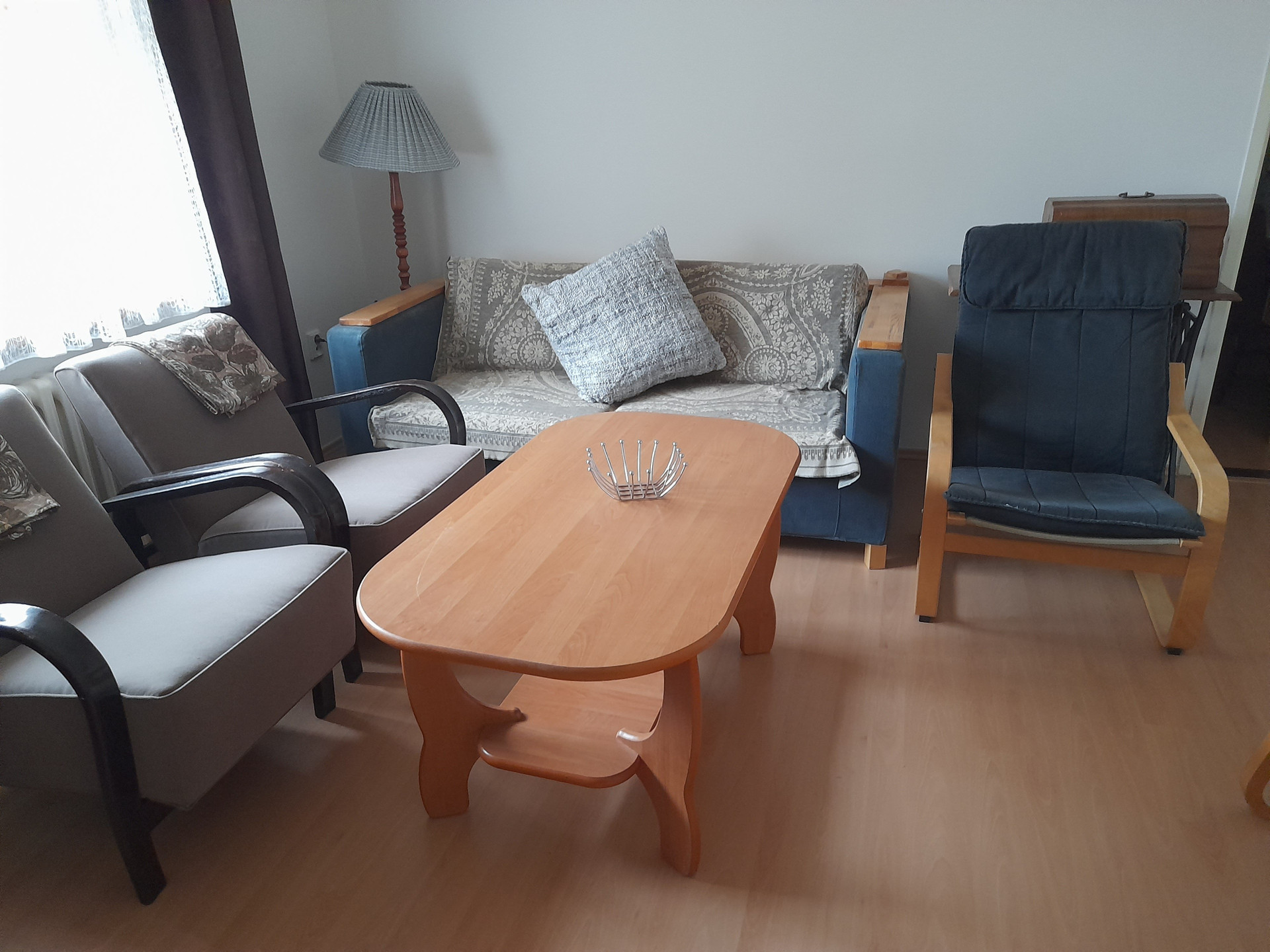 Cozy living room seating area