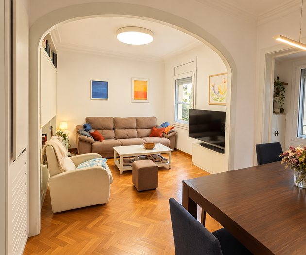 Living and dining area