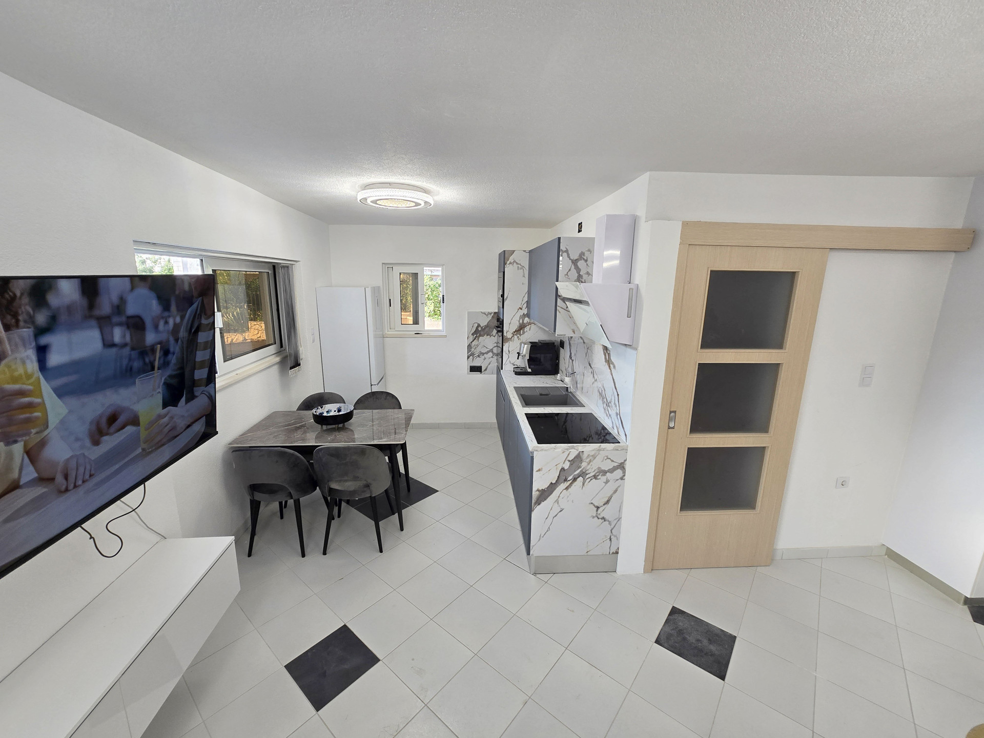 Kitchen and dining space