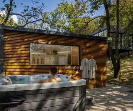 Luxury forest holidays, private wellness