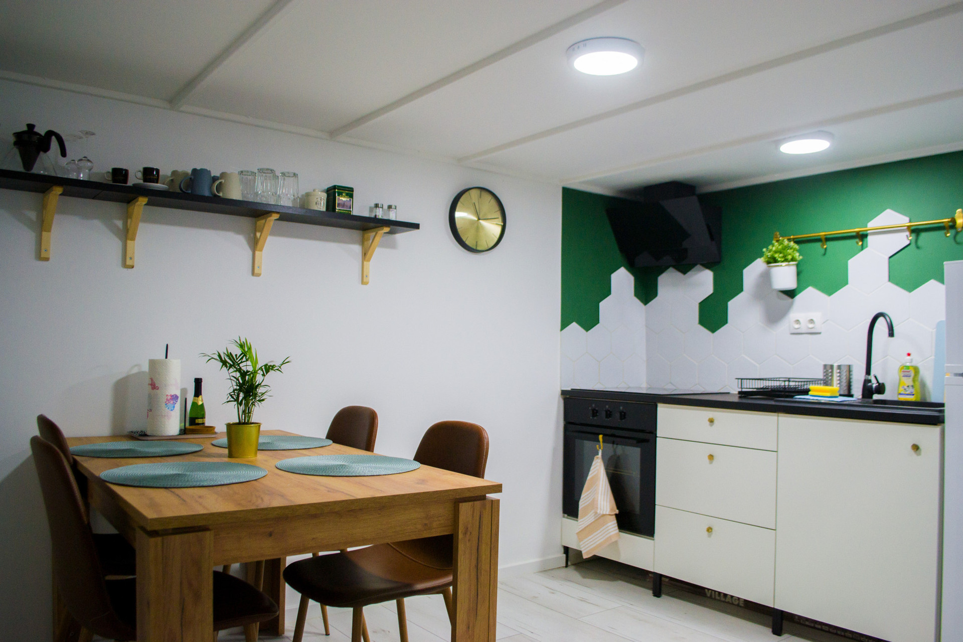 Living room with Kitchenette