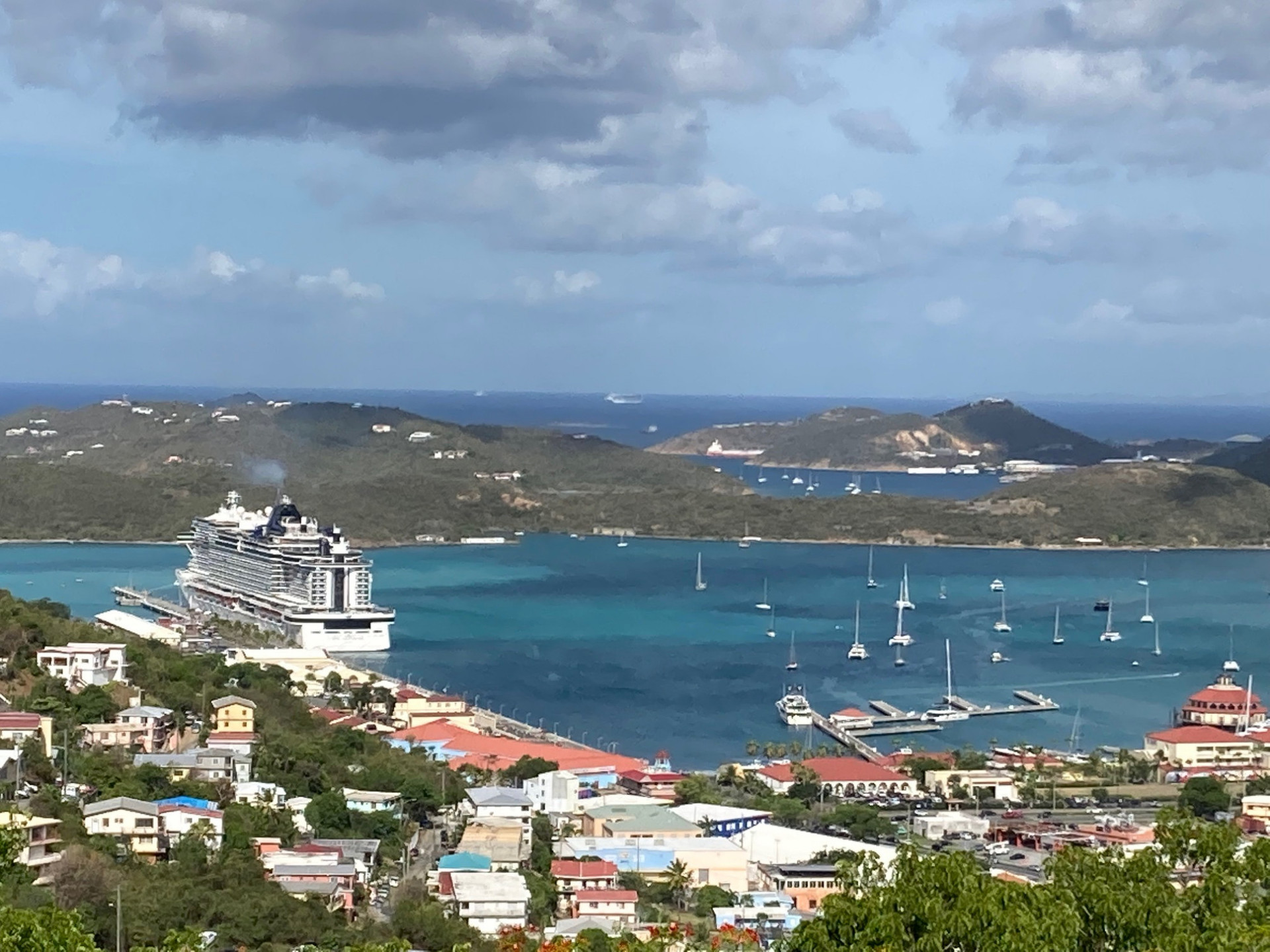 Harbor view from Villa
