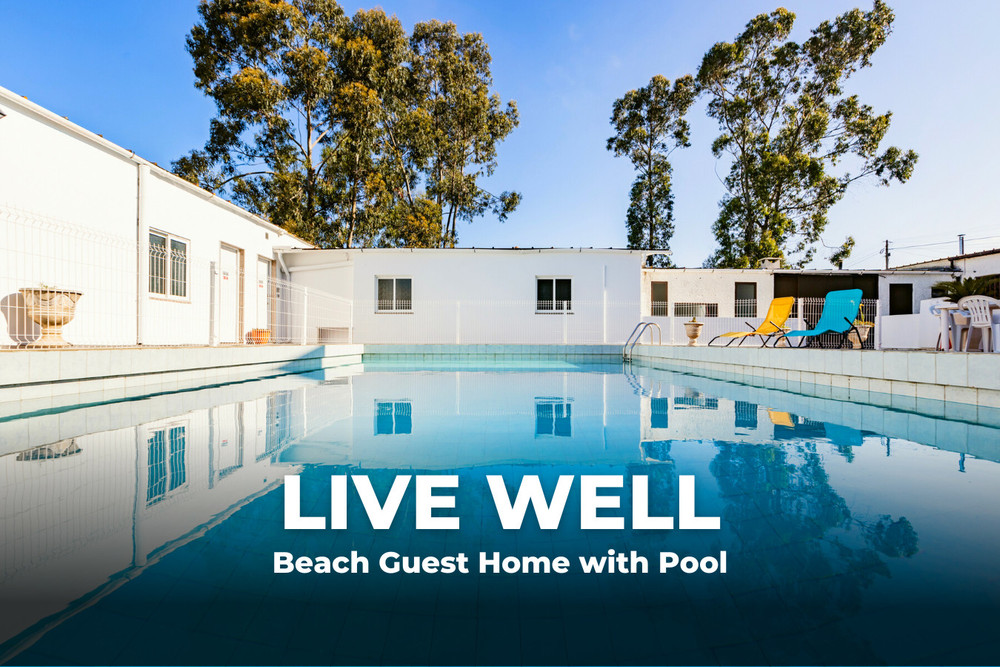 LIVE WELL ☀ Beach Guest Home with Pool