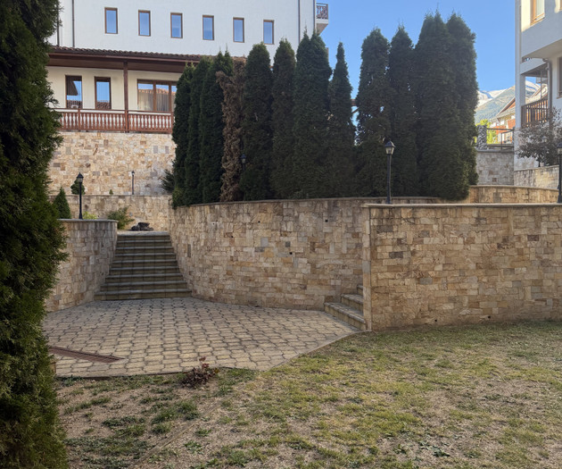 Courtyard garden and building