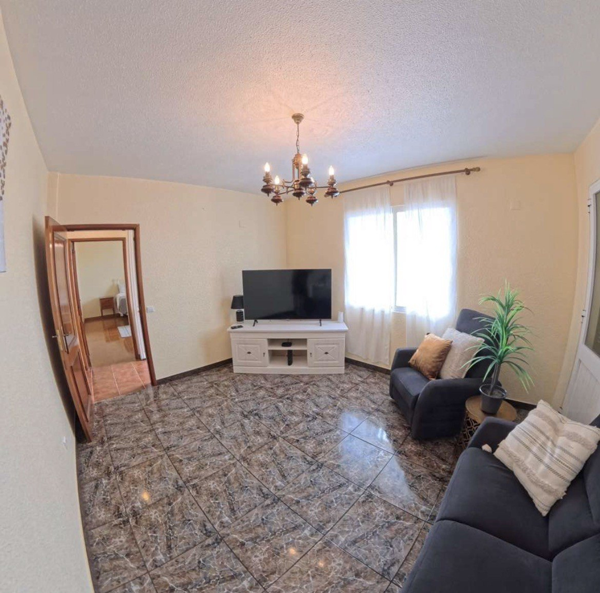 TV and lounge area