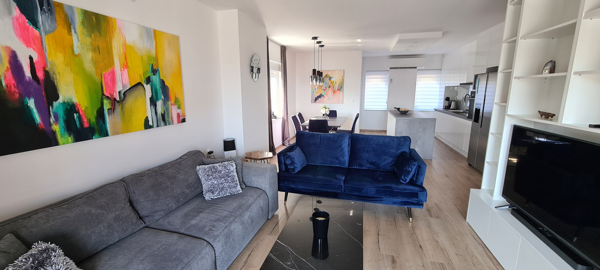 The living area