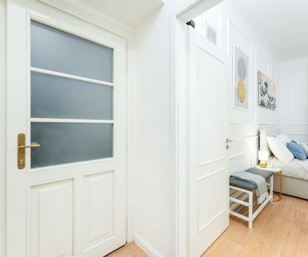 Hallway leading to bedroom