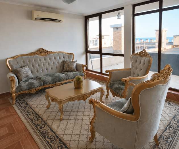 Sea View Penthouse • 3BR • 126m² + Terrace • Pools
