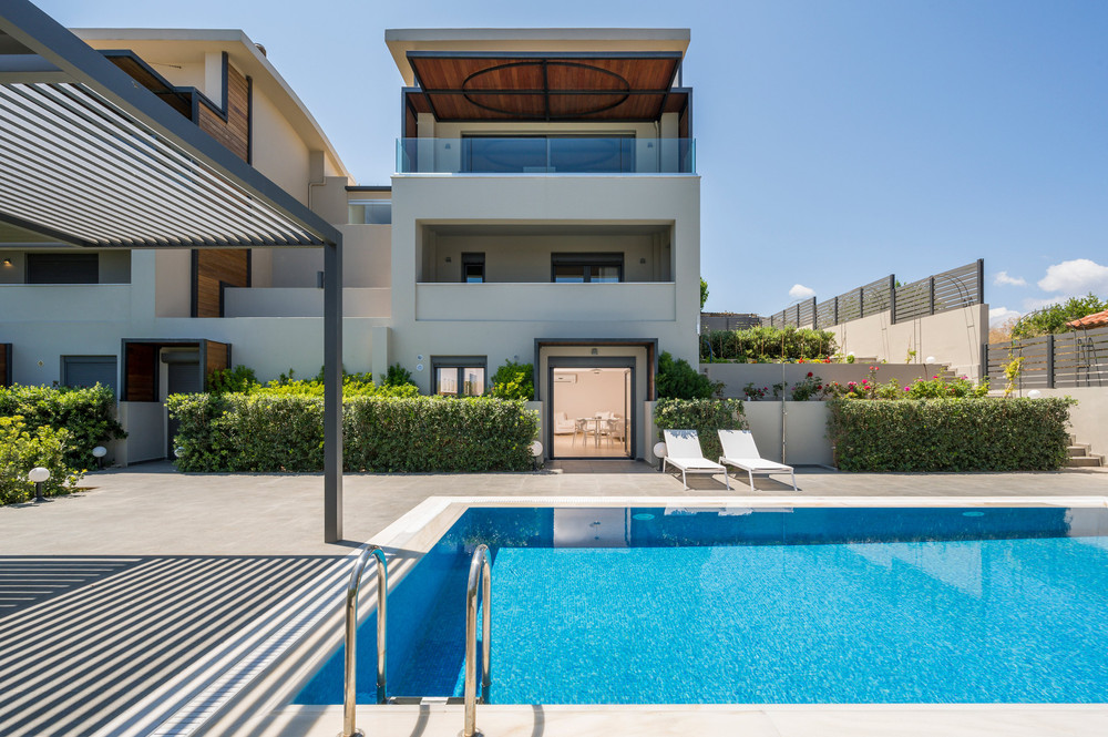 Lux 3-storey villa with seaview & pool near Chania preview