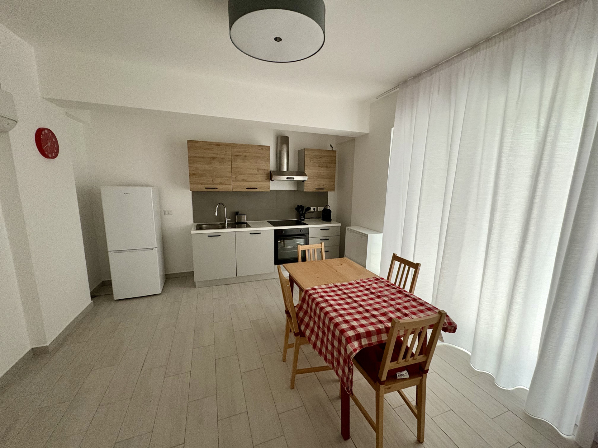 Whole kitchen and dining