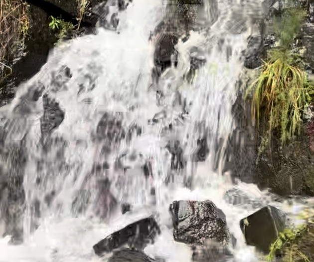 Nearby waterfall