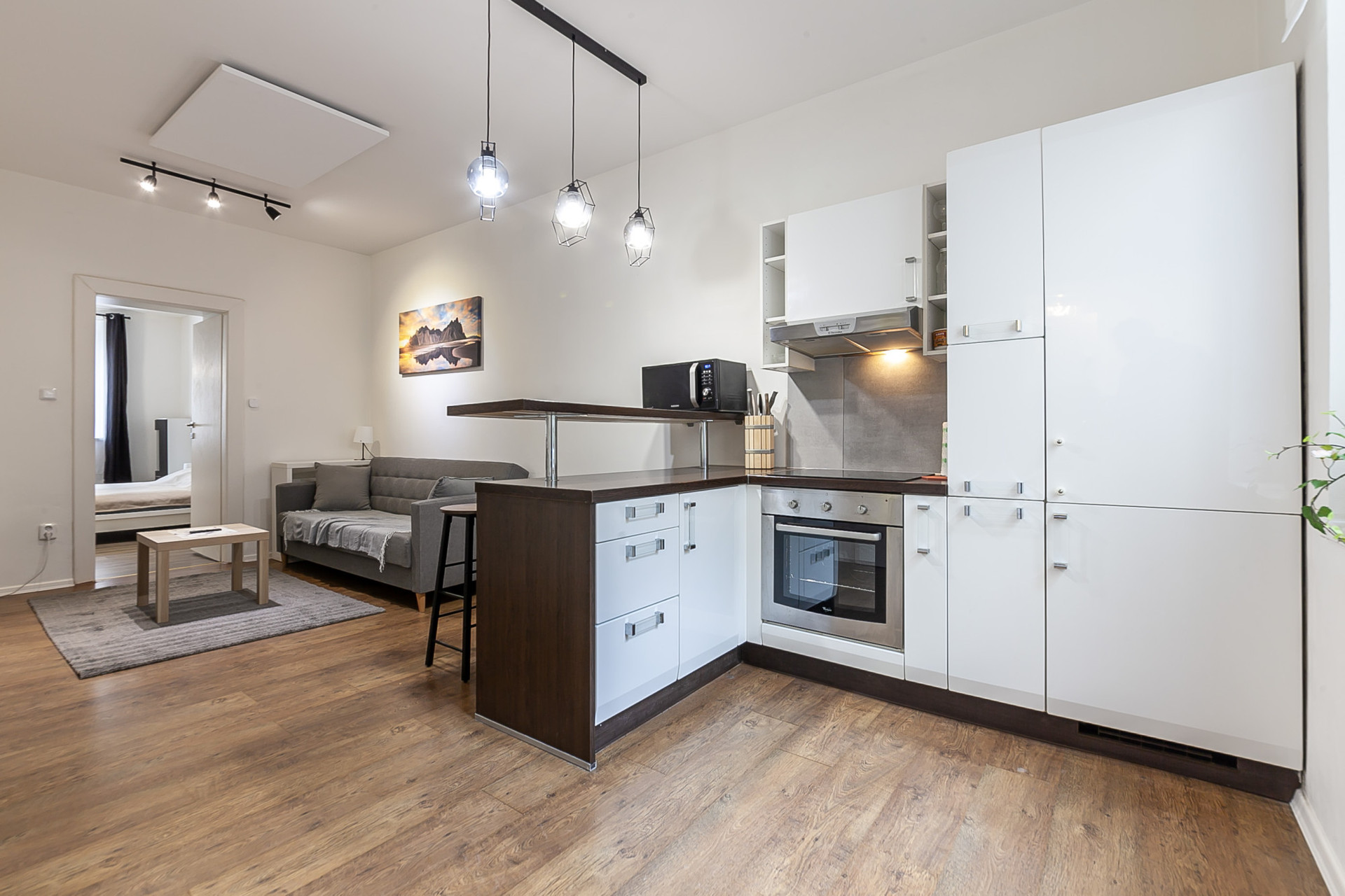 Kitchen with livingroom