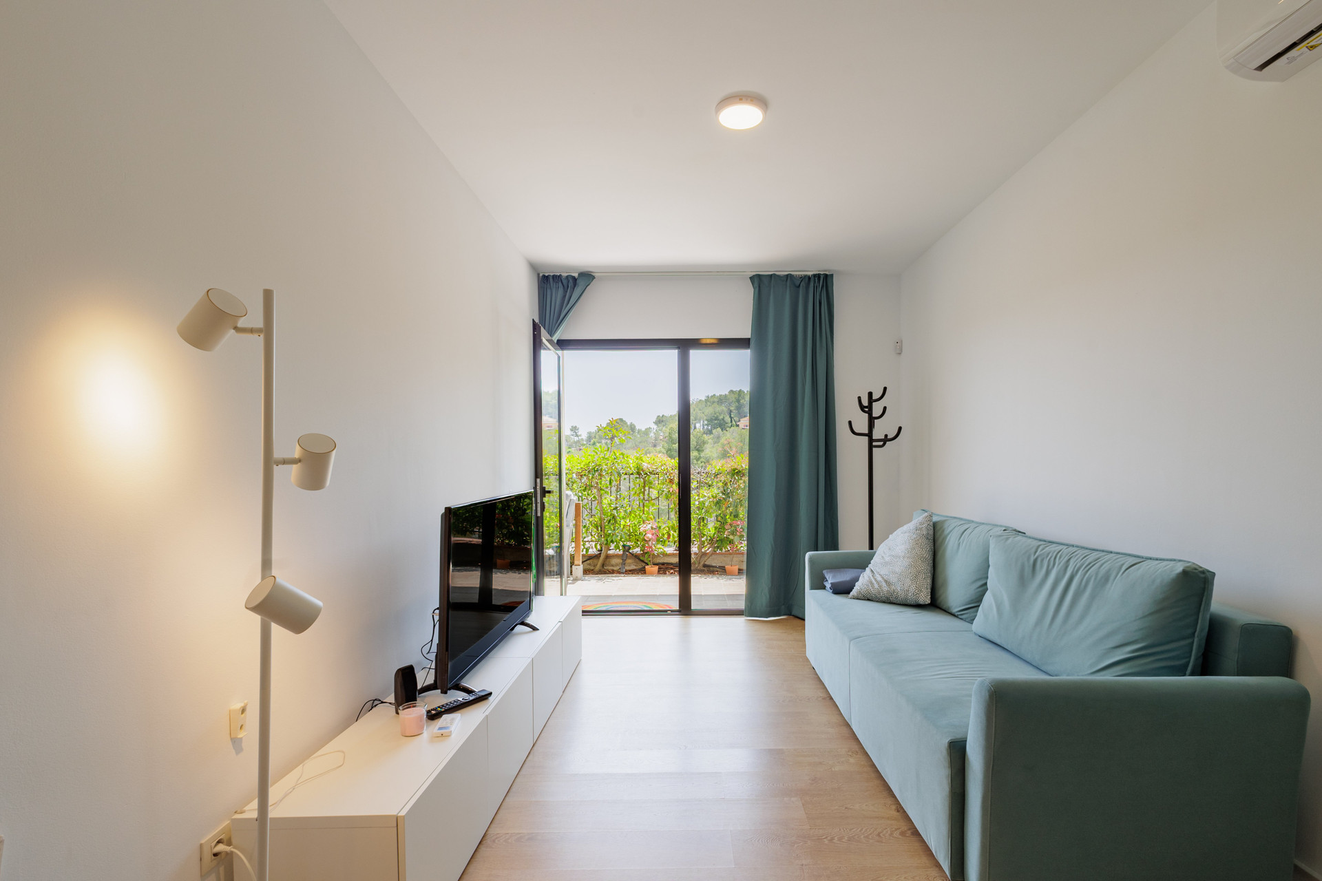 Living room with balcony access