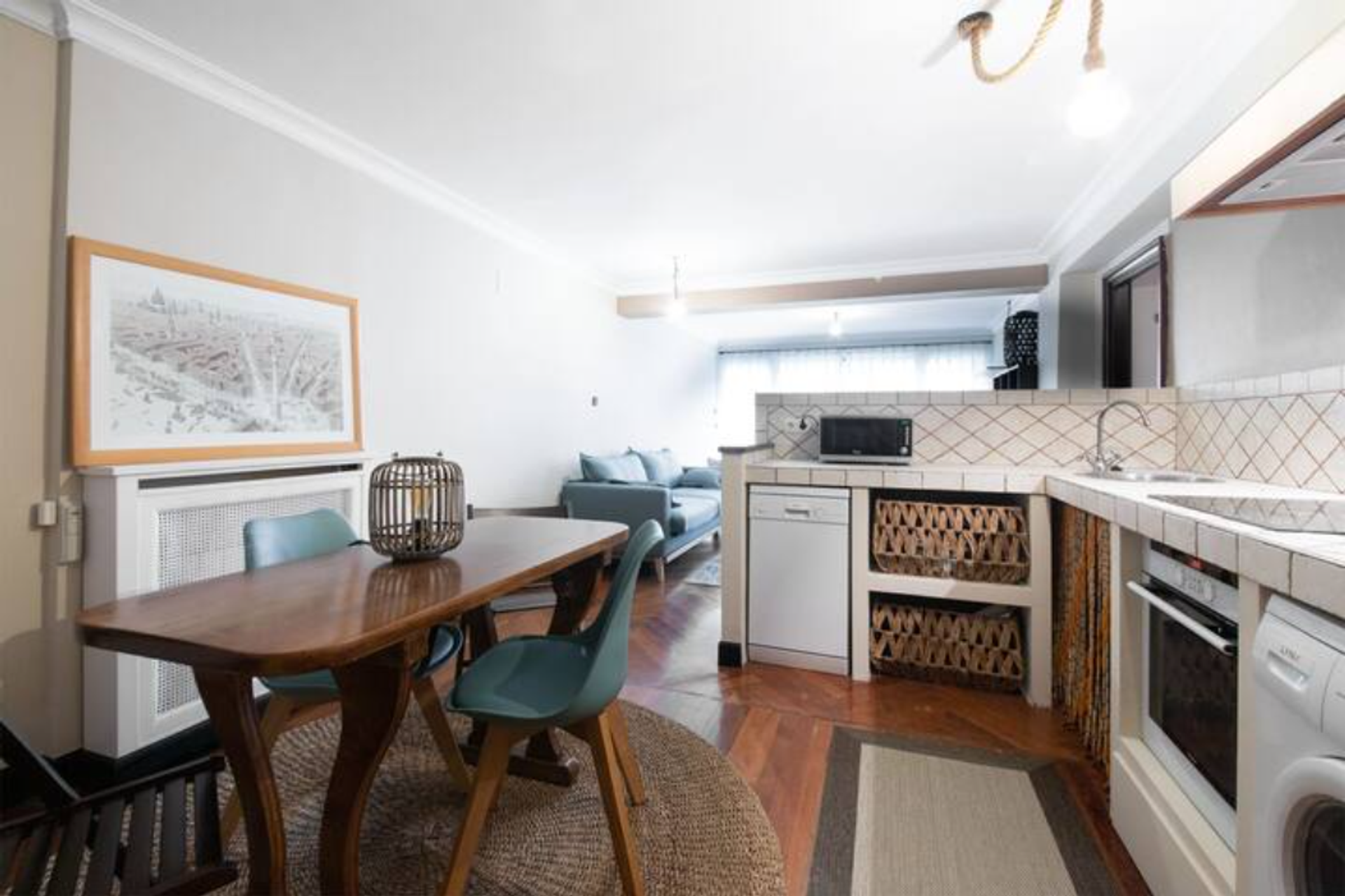 Kitchen dining area open plan