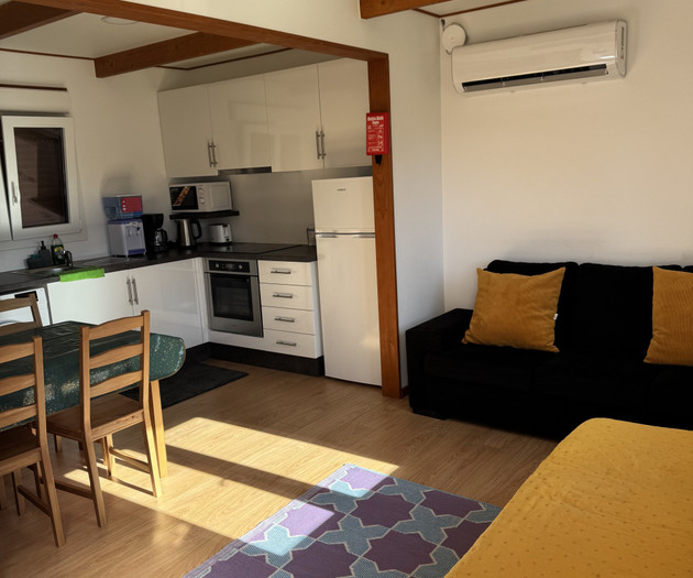 Living area with kitchenette