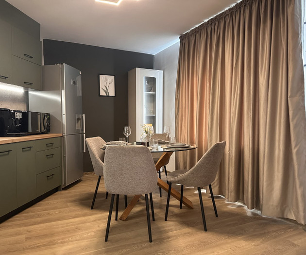 Kitchen dining area view