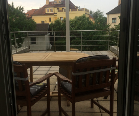 New apartment with terrace near the center, Prague