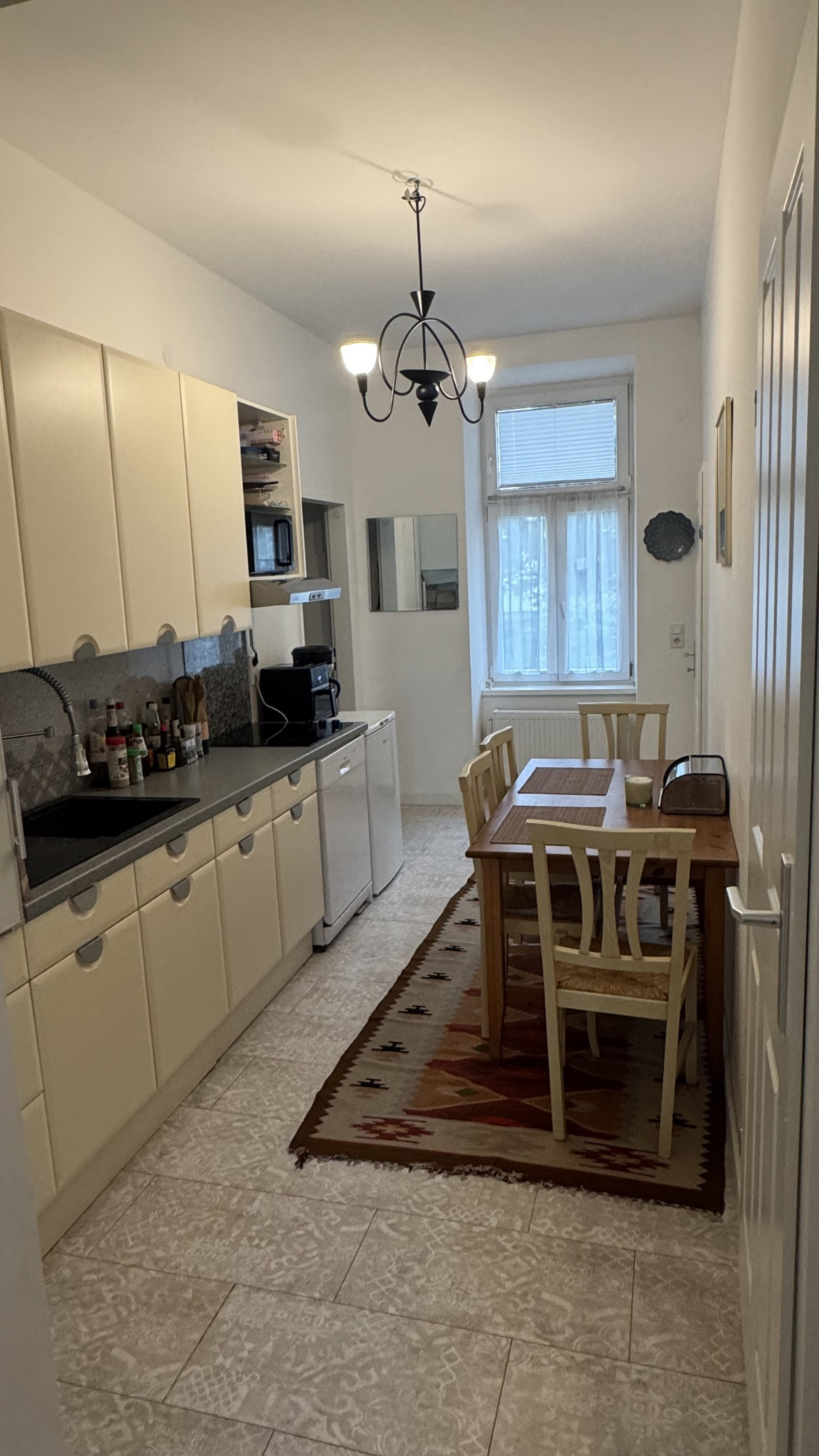 Kitchen and dining area