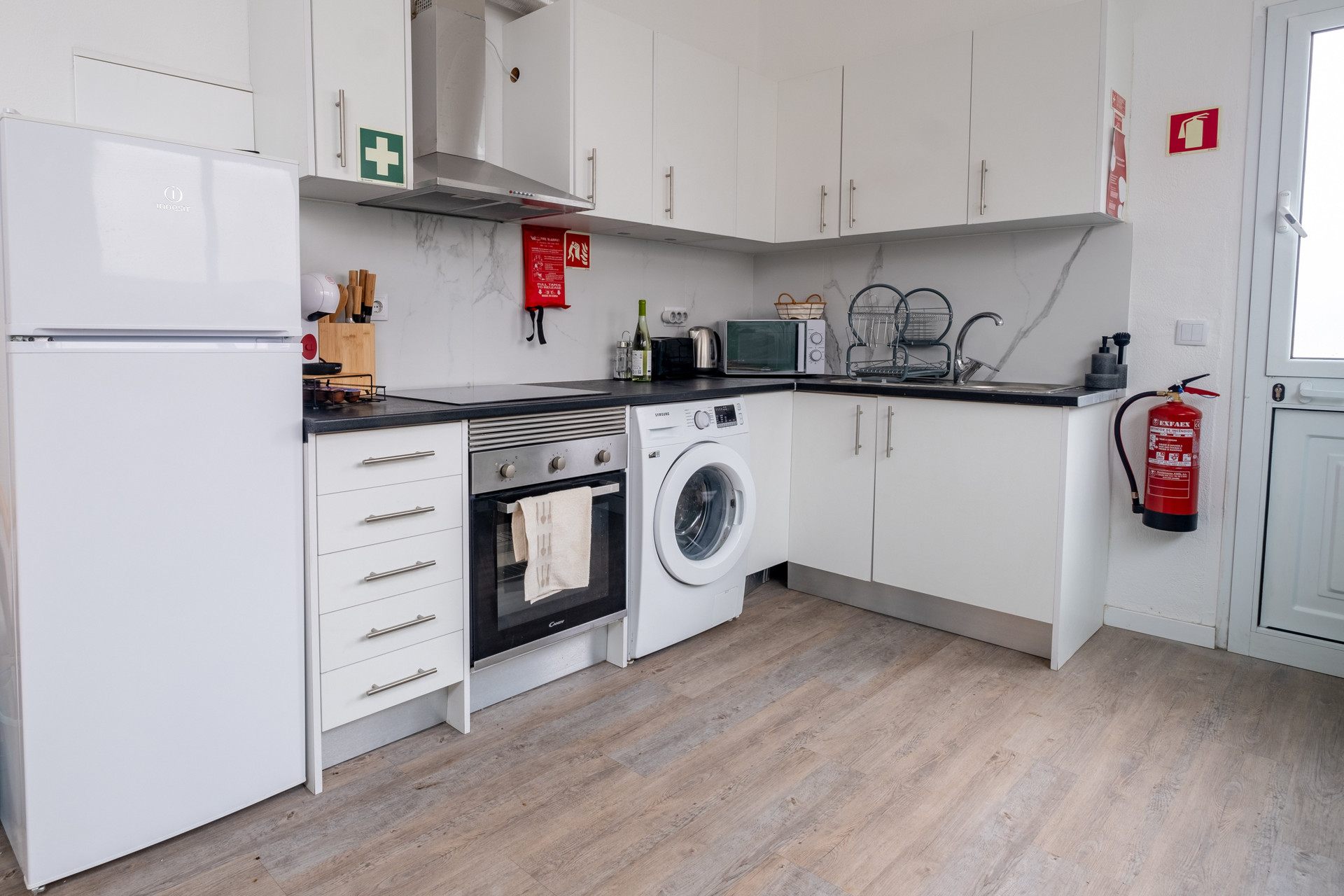 Modern kitchen with appliances