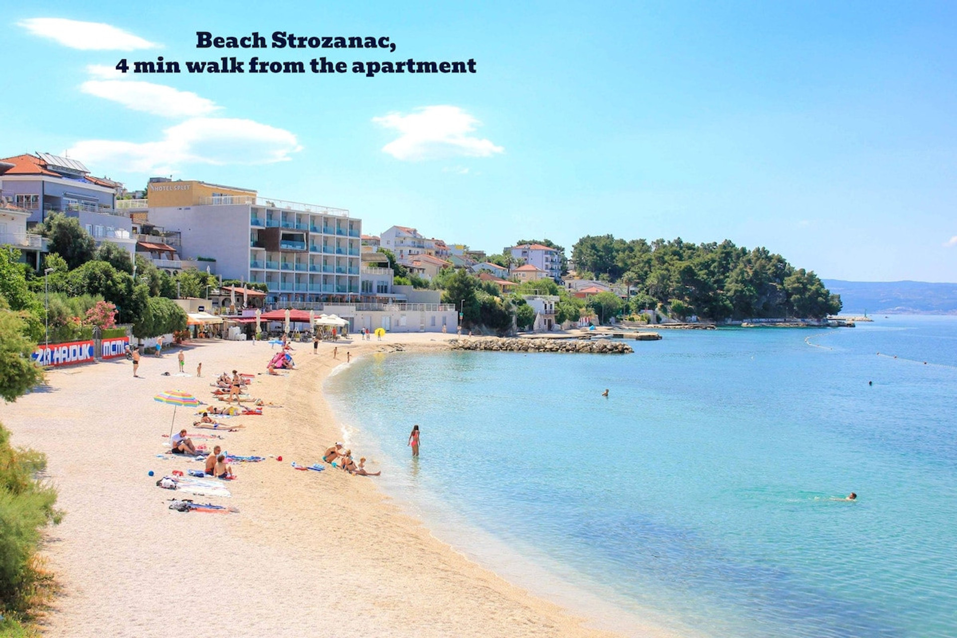 Nearby beach