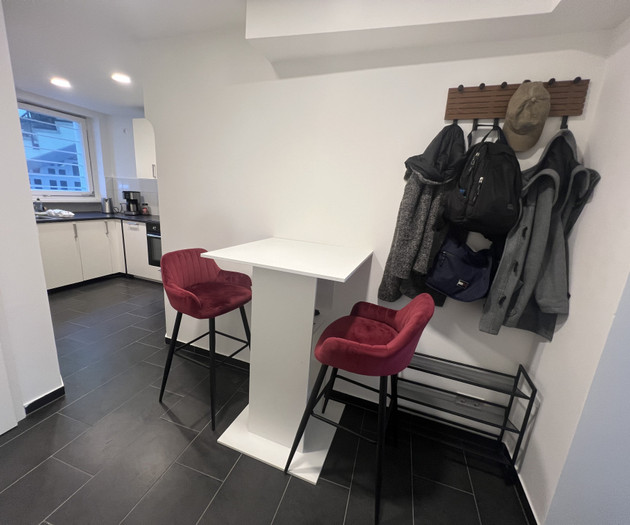 Furnished apartment on the groud floor