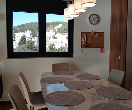 Apartment right by the sea with balcony