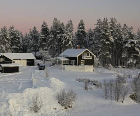 Winter escape in northern Sweden