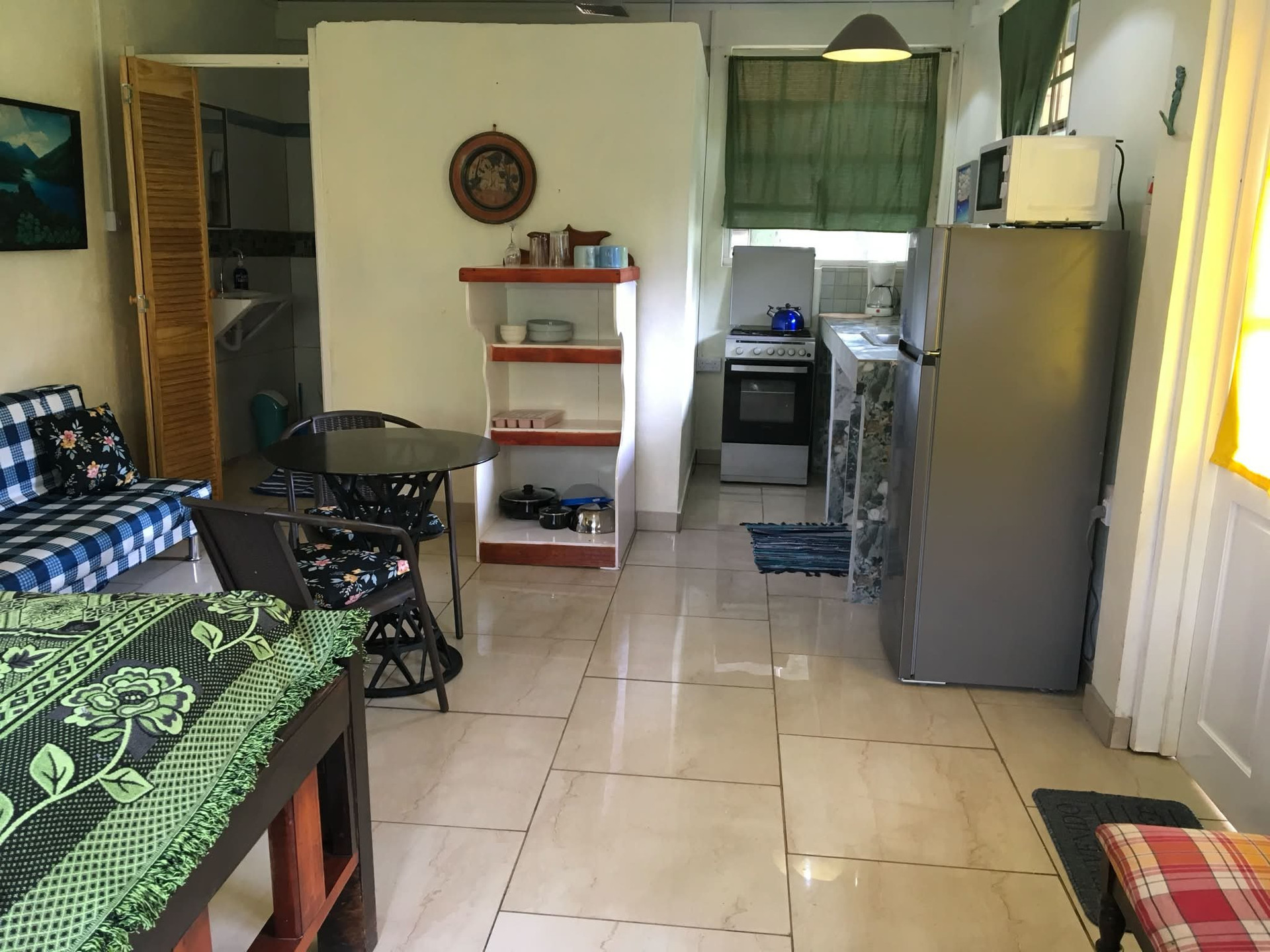 View to the kitchen area