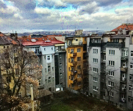 Attic two-storey quiet apartment, Prague 7