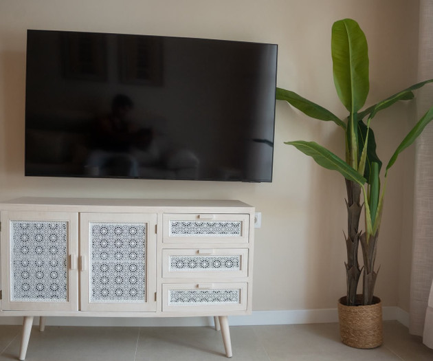 TV and sideboard console