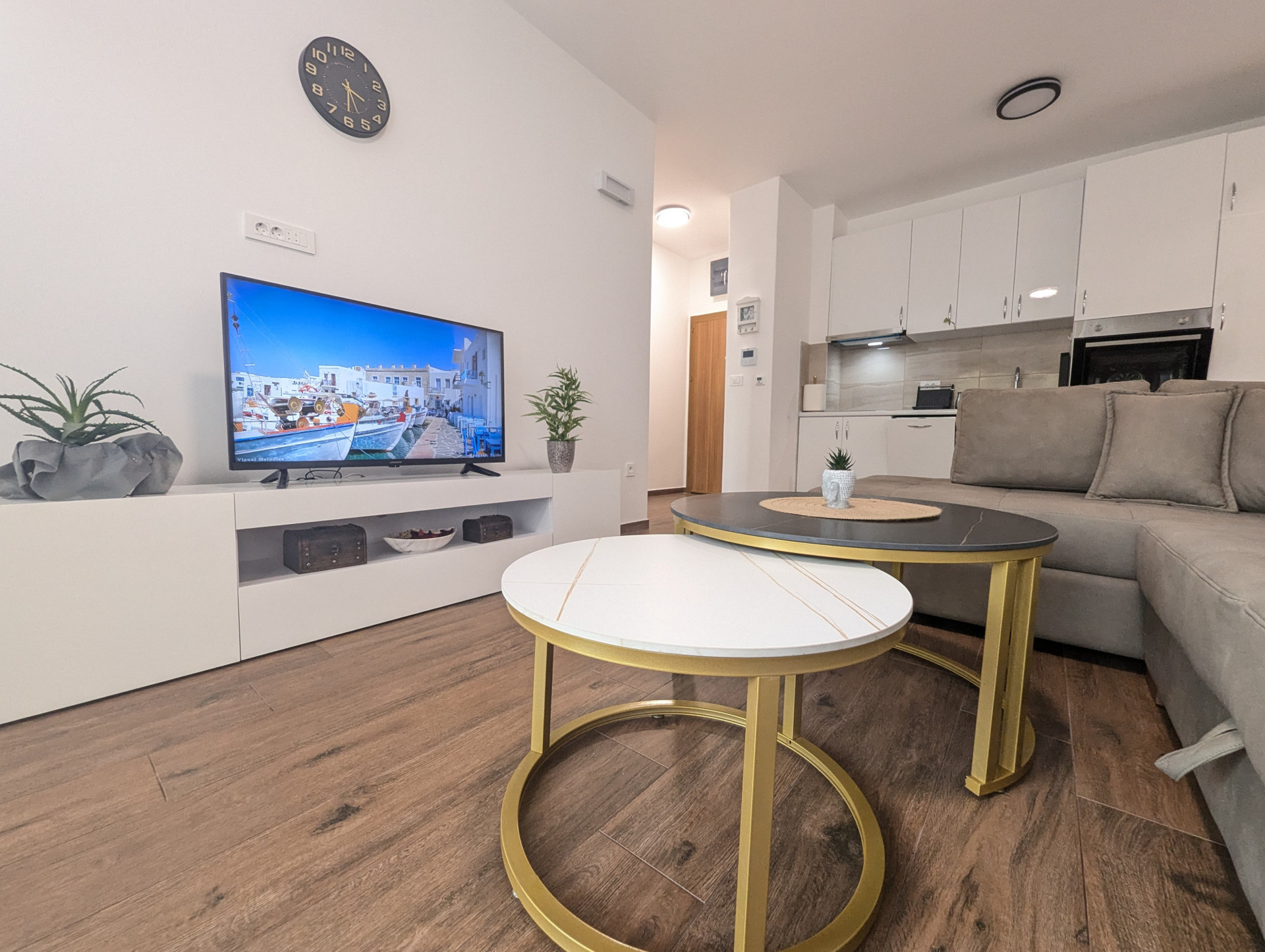 Open plan living kitchen area