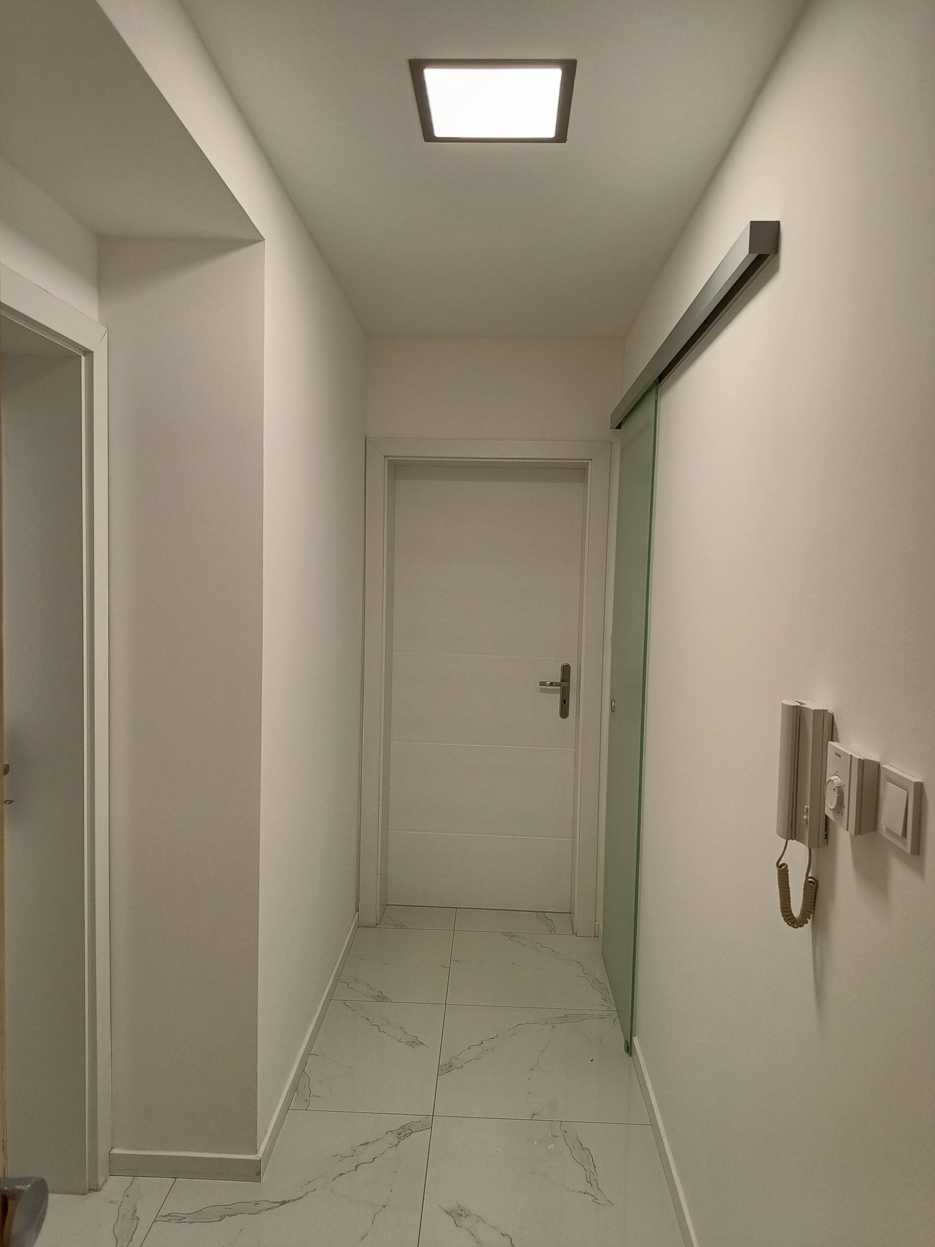 Main hallway. Your apartment is straight ahead. Apartment number 2