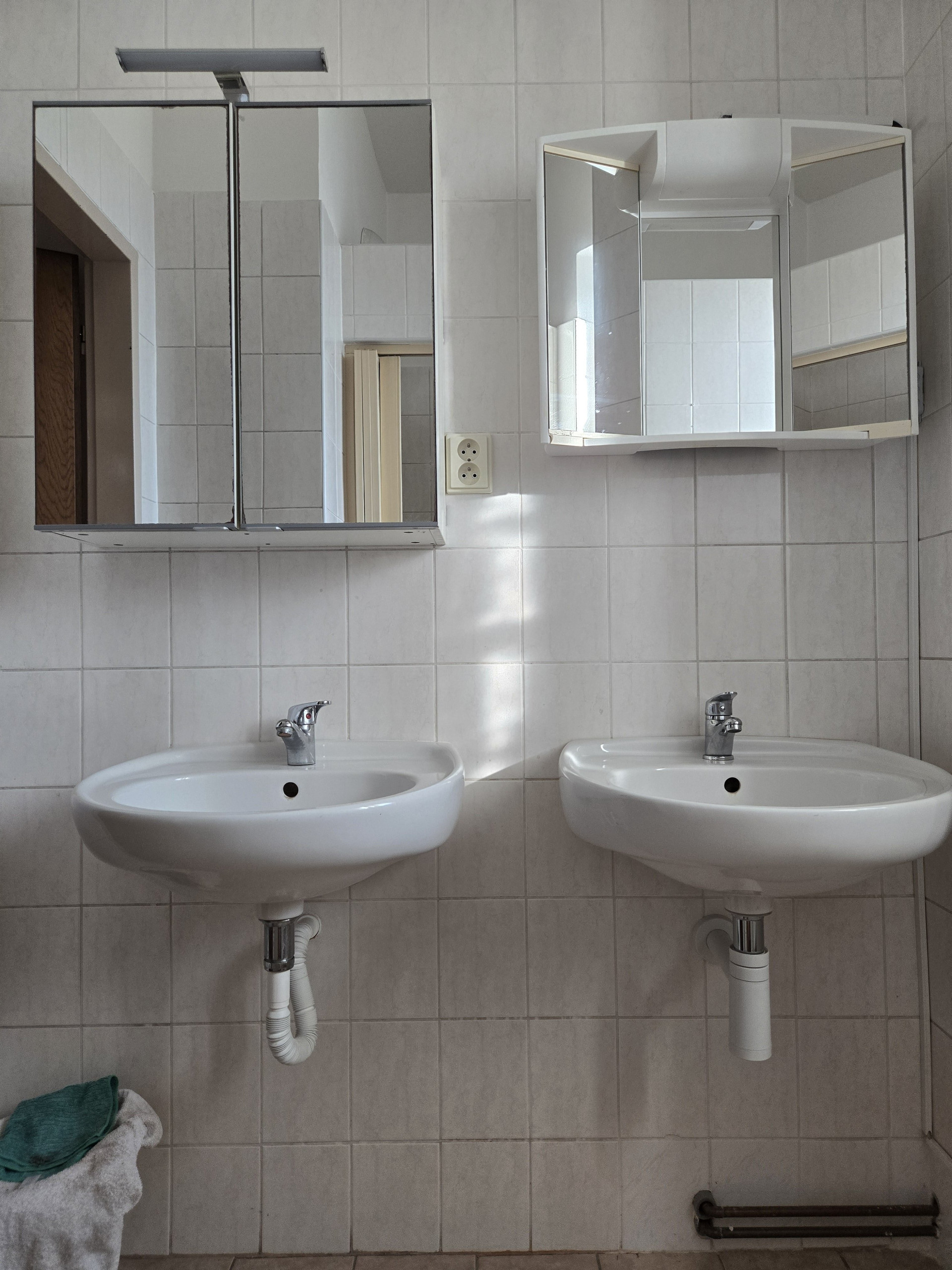 Bathroom with double sinks