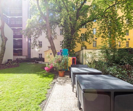 Studio apartment with balcony