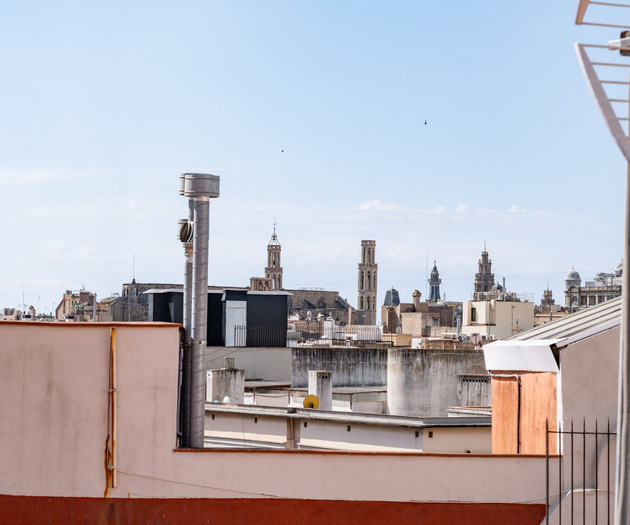 Confy attic with terrace 1 bedroom right in Born