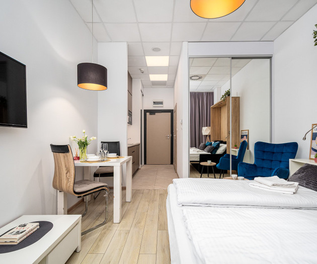 Studio apartment, Aleje Jerozolimskie 216/208